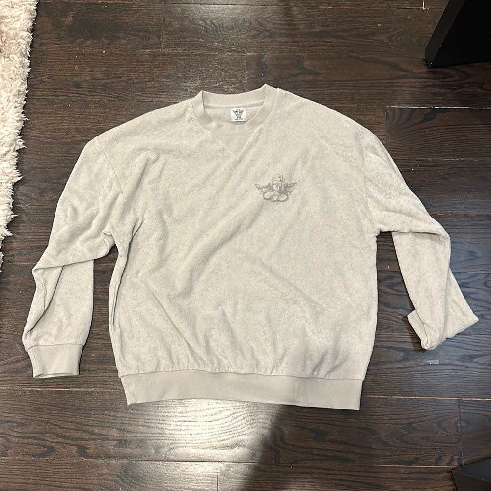 I am selling a boys lie “love is blind, but we can see just fine” sweatshirt.